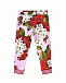 Спортивные брюки с цветочным принтом &quot;Герань&quot; Dolce&Gabbana | Фото 2
