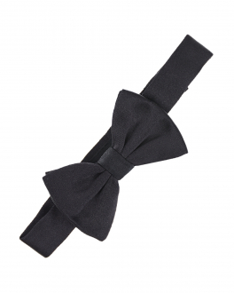 Черный галстук-бабочка из шелка Dolce&Gabbana Черный, арт. LN1A58 G0U05 N0000 | Фото 1
