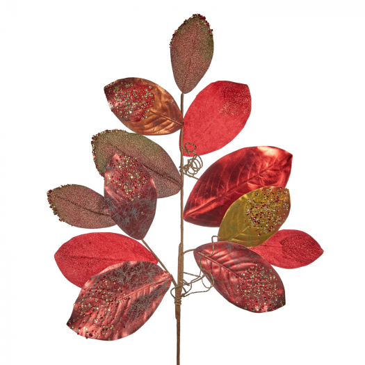 Декор &quot;Ветка с листьями&quot; красный/зеленый, 91,5 см Goodwill | Фото 1