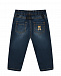 Темно-синие джинсы с поясом на резинке Moschino | Фото 2