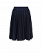Синяя плиссированная юбка средней длины Aletta | Фото 4