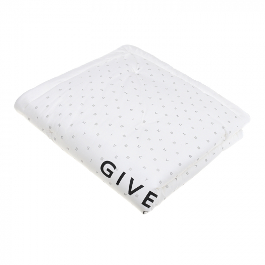 Белое одеяло с логотипом  | Фото 1