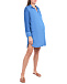 Синее платье с отложным воротником 120% Lino | Фото 4