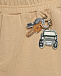 Комплект детский бермуды + футболка с принтом машина со зверями Monnalisa | Фото 6