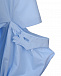 Голубое платье с разрезами на рукавах Vivetta | Фото 7