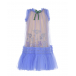 Платье лавандового цвета с вышивкой &quot;одуванчики&quot;  | Фото 1