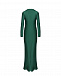 Платье зеленого цвета с драпировкой Alberta Ferretti | Фото 6