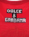 Красная толстовка с принтом Dolce&Gabbana | Фото 5