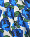 Короткое платье с принтом &quot;синие цветы&quot; Philosophy Di Lorenzo Serafini | Фото 7