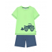 Пижама с принтом &quot;трактор&quot; Sanetta | Фото 1