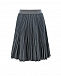 Серая юбка с поясом на резинке Aletta | Фото 2