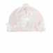 Розовая шапка с кружевными бантами Aletta | Фото 1