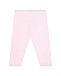 Леггинсы пудрового цвета Sanetta Kidswear | Фото 2