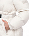 Куртка молочного цвета с меховой отделкой Yves Salomon | Фото 8