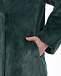 Темно-зеленое пальто из эко-меха Parosh | Фото 8