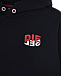 Черная толстовка-худи с красно-белым логотипом Diesel | Фото 3