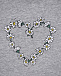 Серая футболка с принтом &quot;цветочное сердце&quot; Stella McCartney | Фото 3