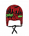 Красная шапка с принтом &quot;комиксы&quot; Chobi | Фото 2