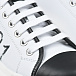 Черно-белые кеды с лого No. 21 | Фото 6