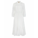 Белое платье с объемными рукавами  | Фото 1