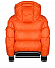 Оранжевая куртка-пуховик с капюшоном Moncler | Фото 2