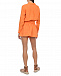 Оранжевые шорты с поясом на резинке 120% Lino | Фото 3