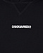 Черная толстовка-худи с логотипом Dsquared2 | Фото 3