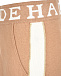 Бежевые брюки с логотипом на поясе Deha | Фото 3