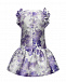Платье со сплошным цветочным принтом Monnalisa | Фото 3