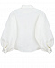 Белая блуза из жаккарда  | Фото 2
