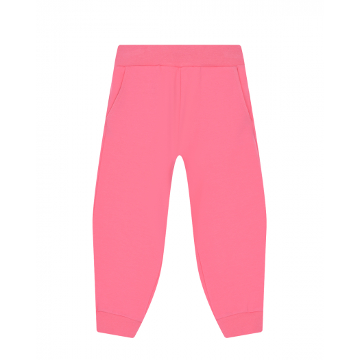Розовые спортивные брюки Monnalisa | Фото 1