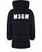 Черное пальто для мальчиков MSGM | Фото 2