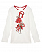 Красно-белая пижама с новогодним принтом La Perla | Фото 2