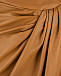 Коричневая юбка из натуральной кожи Giuseppe di Morabito | Фото 3