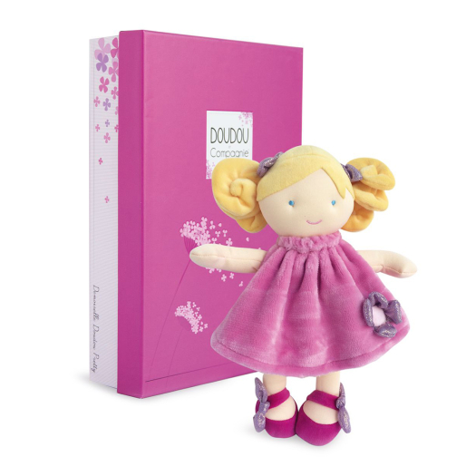 Кукла блондинка мягконабивная 28 см Doudou et Compagnie | Фото 1
