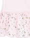 Розовая пижама с оборкой и принтом Story Loris | Фото 5