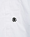 Рубашка с черным лого, белая Roberto Cavalli | Фото 3