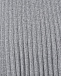Серая плиссированная юбка из смесовой шерсти Pietro Brunelli | Фото 4