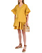 Желтое платье с воланами для беременных Attesa | Фото 2