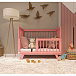 Кроватка для новорожденного Aria Antique Pink Lilla | Фото 8
