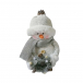Новогодний сувенир &quot;Снеговик&quot; 20x20x30 см, 2 вида, цена за 1 шт. Timstor | Фото 1