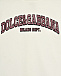 Футболка с блестящим логотипом DG, белая Dolce&Gabbana | Фото 3