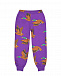 Фиолетовые спортивные брюки с принтом &quot;утки&quot;  | Фото 2