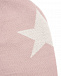 Розовая шапка с принтом &quot;звезды&quot; Molo | Фото 3