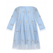 Голубое платье с вышивкой &quot;сердечки&quot; Stella McCartney | Фото 1
