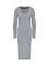 Платье ANNA трикотажное, серое