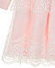 Розовое платье с бантом и кружевом Aletta | Фото 3