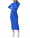 Трикотажное платье синего цвета Pietro Brunelli | Фото 6