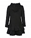 Черное платье с капюшоном Moncler | Фото 2