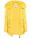 Желтая куртка с меховой отделкой Yves Salomon | Фото 2